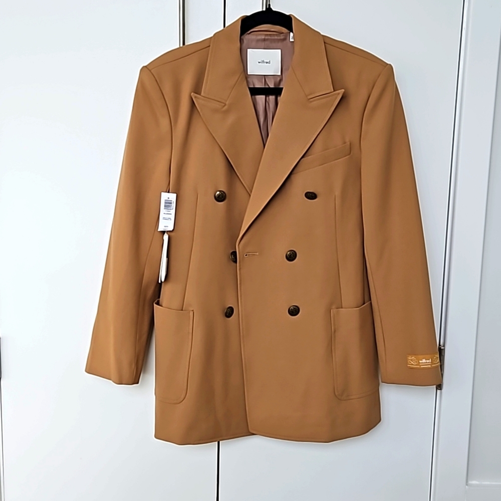 Aritzia Wilfred Camel Blazer